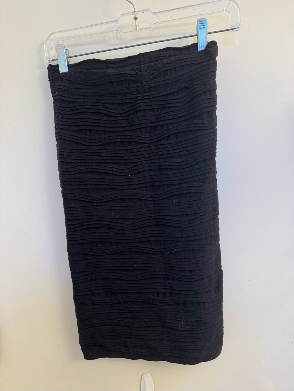 Sugarlips Black Textured Mini Dress